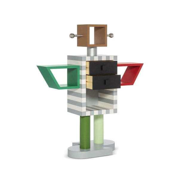 Ginza Wooden Robot by Umeda Masanori for Memphis Milano Collection - Image 3