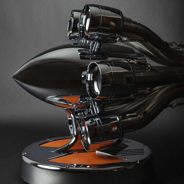 Aircraft Engine Chrome Speaker - Image 6