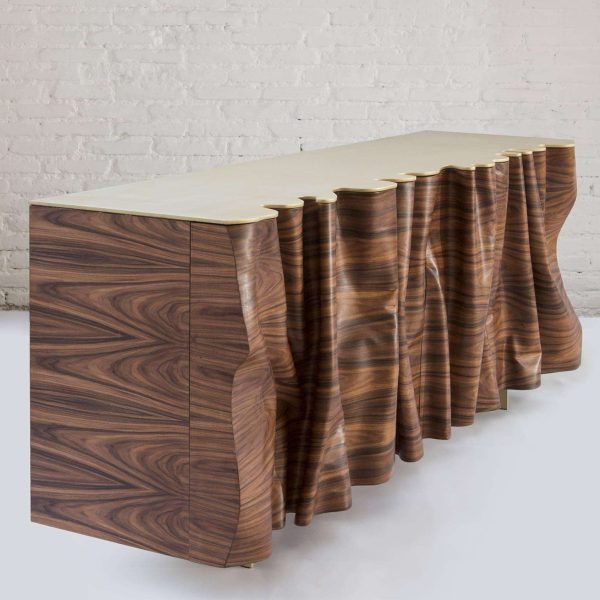 Una 'Articolo Indeterminativo' Wood and Brass Buffet - Image 5