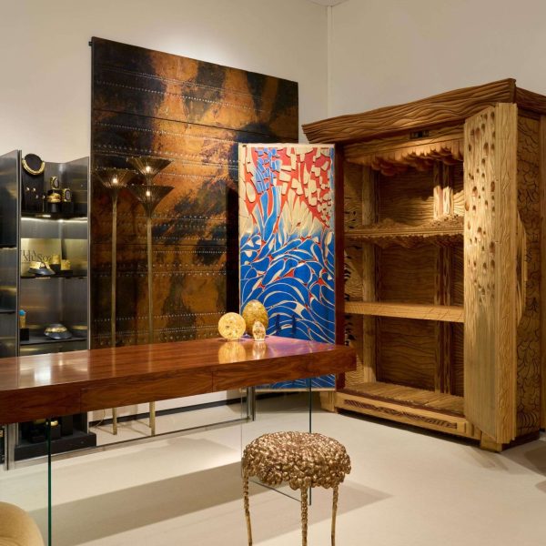 Handcrafted Wooden Armoire by Lucien Bénière - Image 5