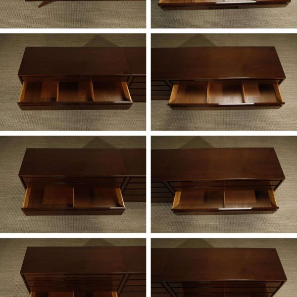 Important Double Dresser by Vladimir Kagan for Kagan-Dreyfuss, 1950s, Signed - Image 14