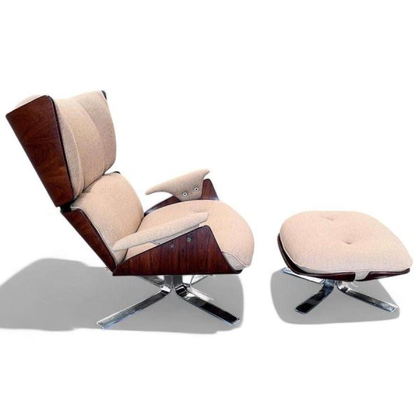 Brazilian Modern "Paulistana" Armchair with Ottoman by Jorge Zalszupin, c. 1959 - Image 7