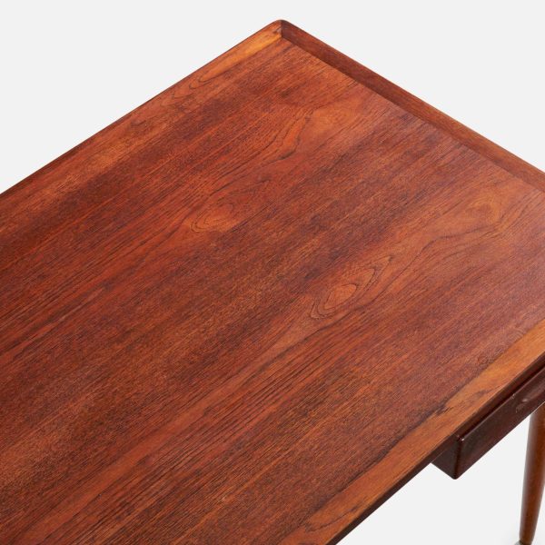 Hans Wegner Wishbone Desk, Oak, Teak, Denmark, 1950s - Image 9