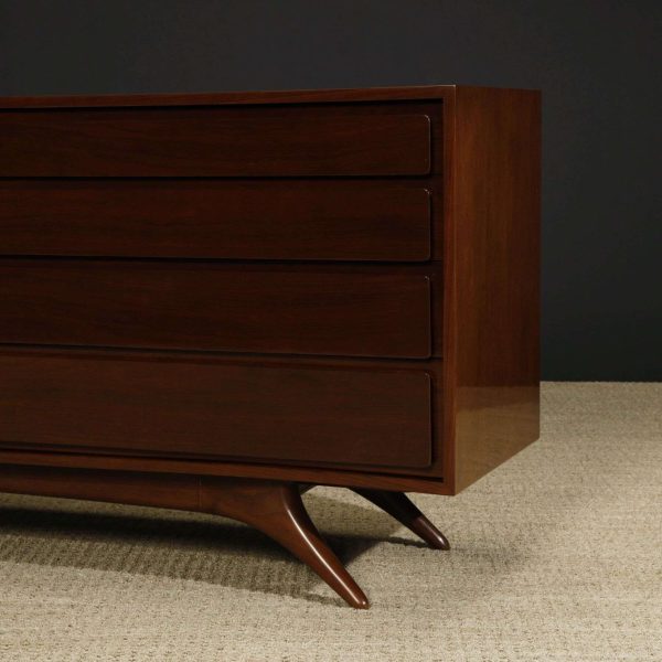 Important Double Dresser by Vladimir Kagan for Kagan-Dreyfuss, 1950s, Signed - Image 9