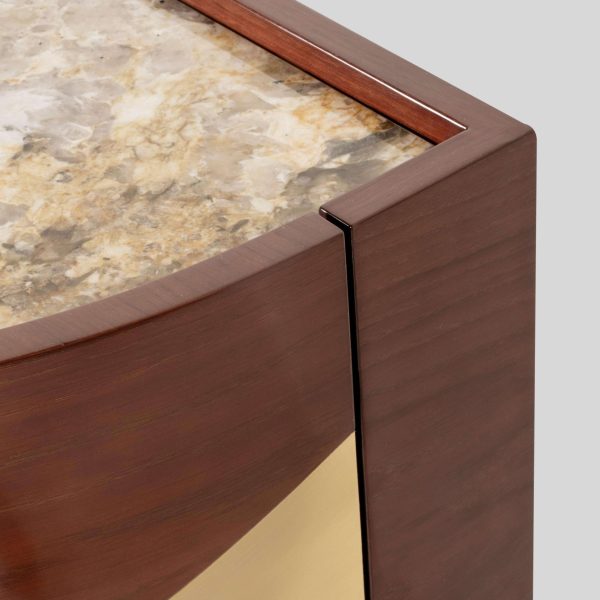Modern Olival Cocktail Cabinet, Patagonia Stone, Handmade Portugal by Greenapple - Image 7