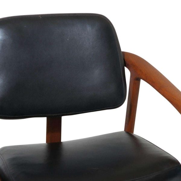 Folke Ohlsson Ascot Teak Frame Sofa in Black - Image 10
