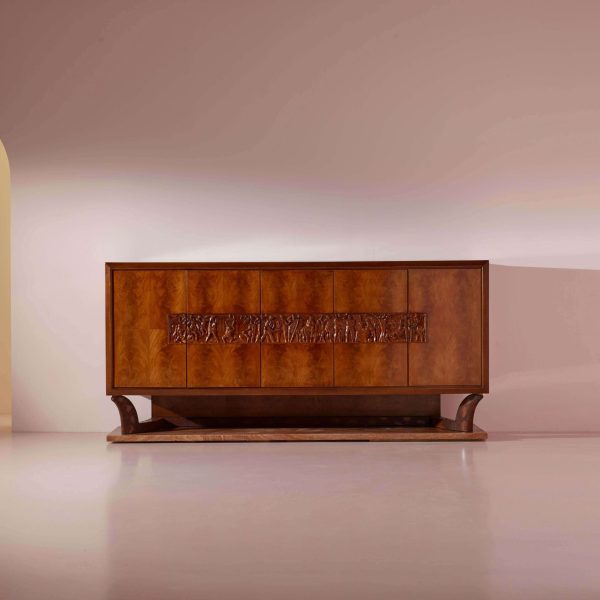 Osvaldo Borsani Unique Large Credenza, Arredamenti Borsani Varedo, Italy, 1940s - Image 2