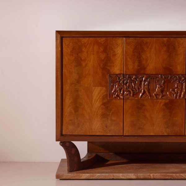 Osvaldo Borsani Unique Large Credenza, Arredamenti Borsani Varedo, Italy, 1940s - Image 6