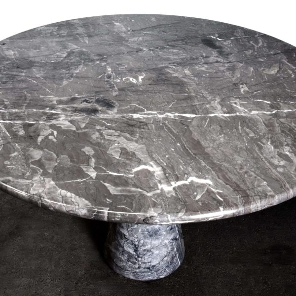 1970s M1 Mangiarotti Dining Table in Gray Mondragone Marble for Skipper, Italy - Image 5